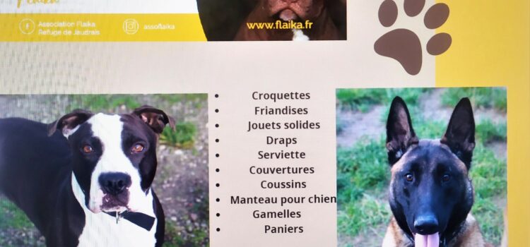 Collecte dons animaliers